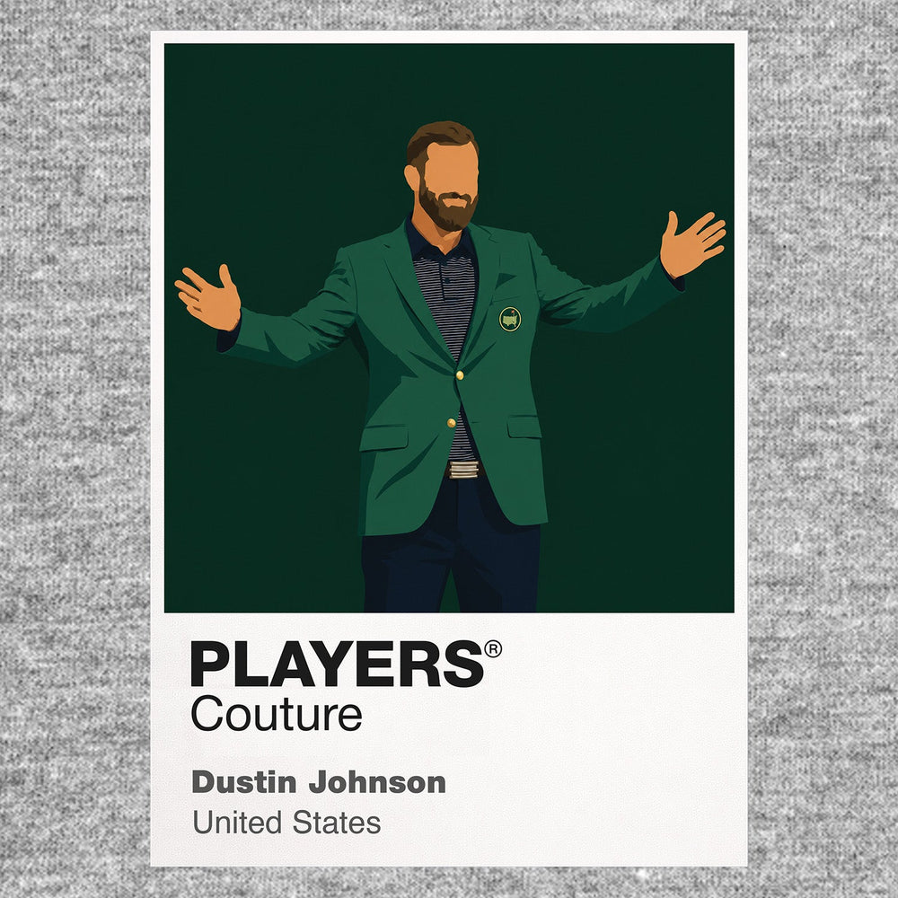 Dustin Johnson 2 Golf Icon Frame Men's T-Shirt – image 12