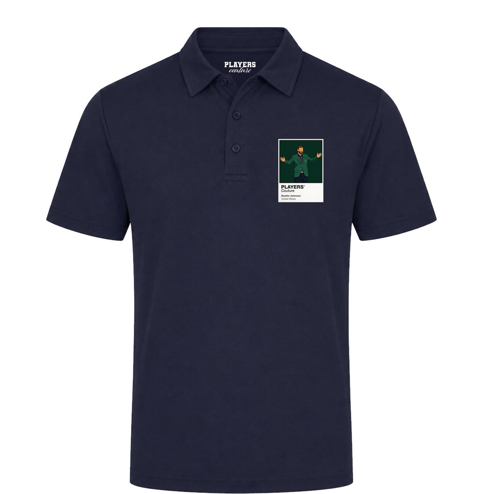 Dustin Johnson 2 Golf Icon Frame Men's Polo Shirt – image 4