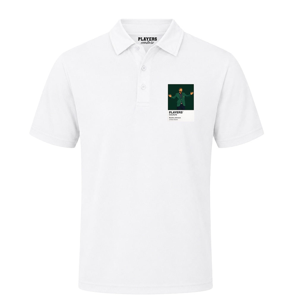 Dustin Johnson 2 Golf Icon Frame Men's Polo Shirt – image 2