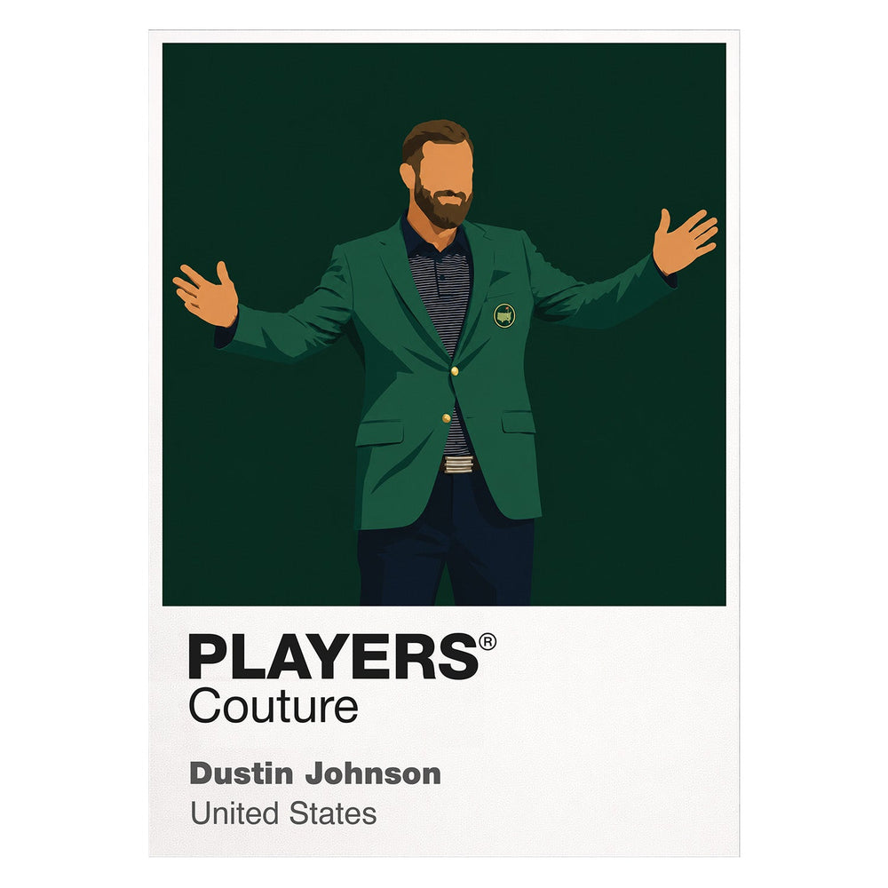 Dustin Johnson 2 Golf Icon Frame Men's T-Shirt – image 1