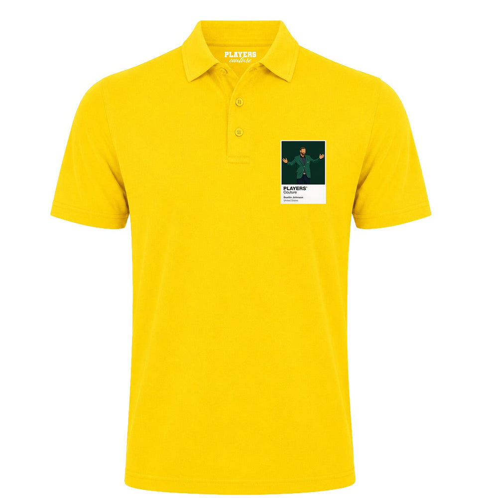 Dustin Johnson 2 Golf Icon Frame Men's Polo Shirt – image 18