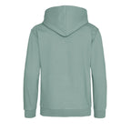 Essentials Collection hoodie – green kids' hoodie with white Essentials Collection letters and Players Couture logo on the