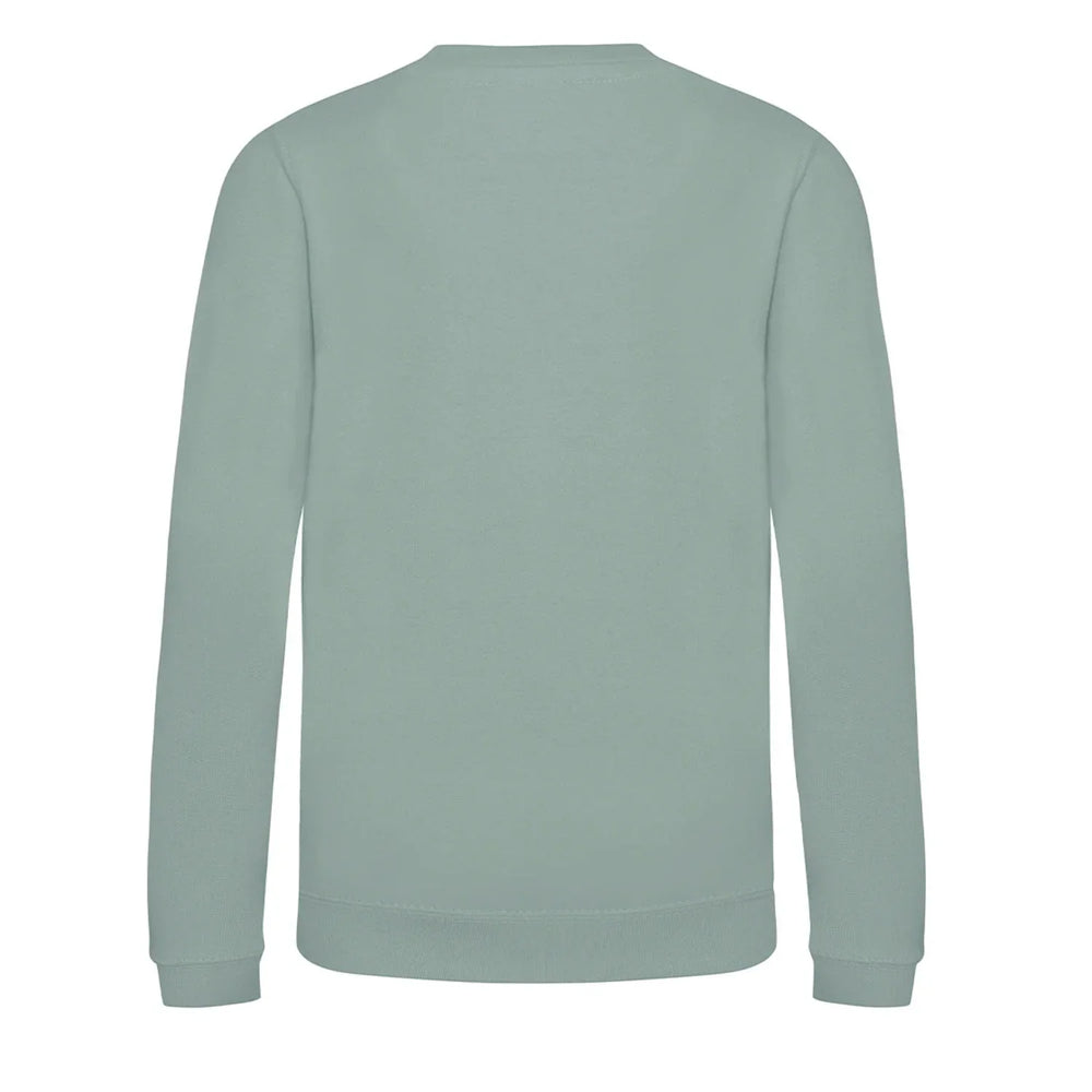 Essentials Collection hoodie – green kids' hoodie with white Essentials Collection letters and Players Couture logo on the