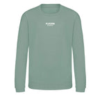 Essentials Collection hoodie – green kids' hoodie with white Essentials Collection letters and Players Couture logo on the