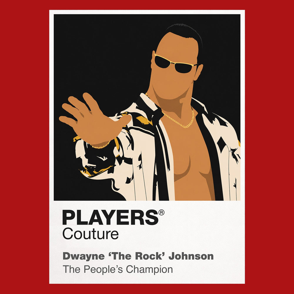 Dwayne Johnson Wrestling Icon Frame Men's T-Shirt