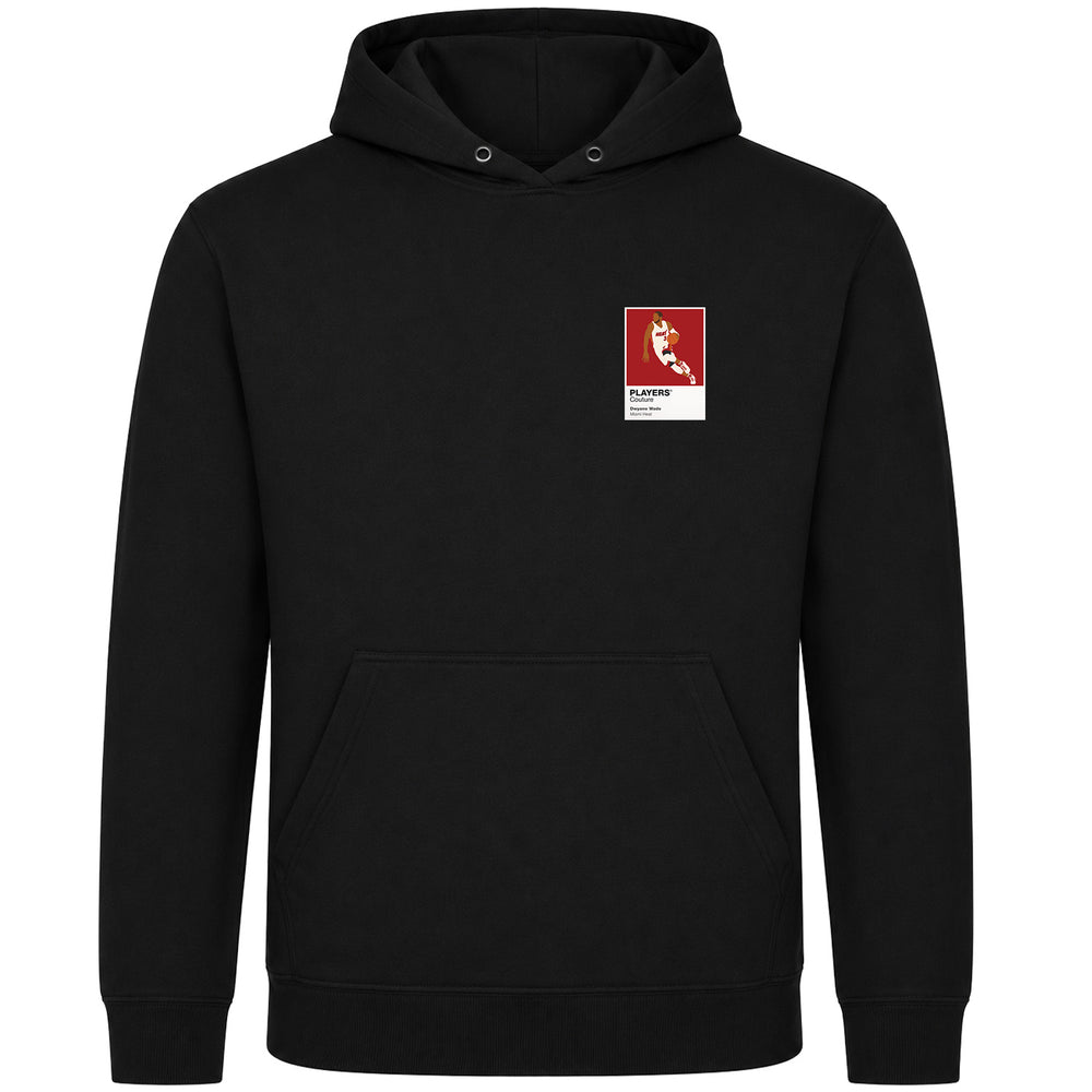 Dwyane Wade Heat Basketball Icon Frame Men's Hoodie - Black