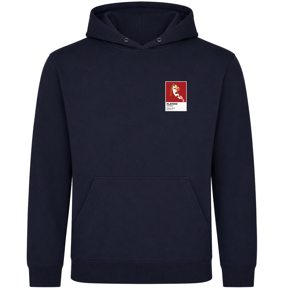 Dwyane Wade Heat Basketball Icon Frame Men's Hoodie - Navy