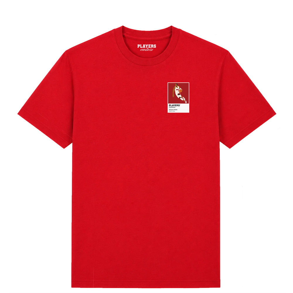 Dwyane Wade Heat Basketball Icon Frame Men's T-Shirt - Red