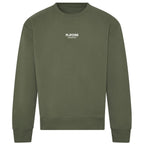 Essentials Collection hoodie – green men's hoodie with white Essentials Collection letters and Players Couture logo on the