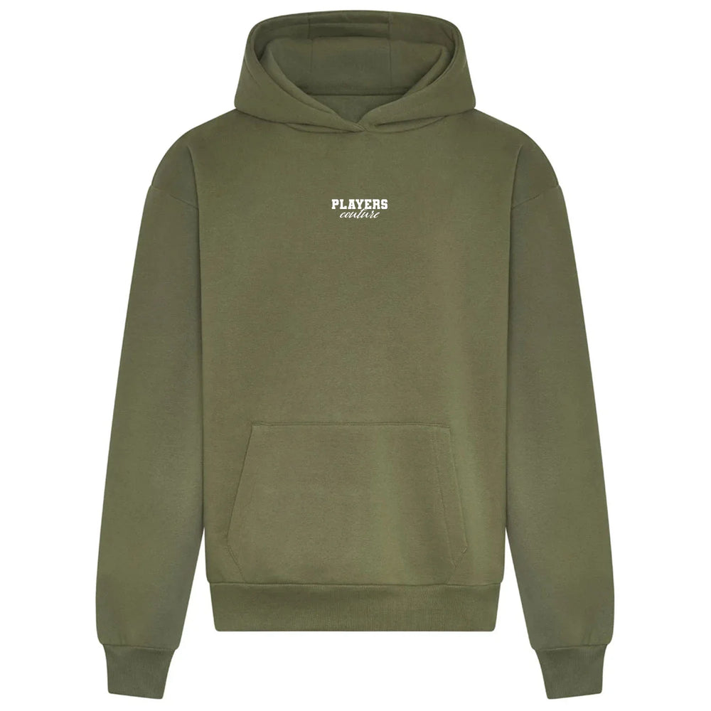 Essentials Collection Players Couture Men's Premium Heavyweight Earthy Green Hoodie - Earthy Green / XS | Basics, Essentials Collection, Hoodies, Men's