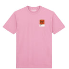 Eclipse horse racing T-shirt – mens pink tshirt view