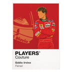 Eddie Irvine Ferrari Formula 1 T-shirt – white view