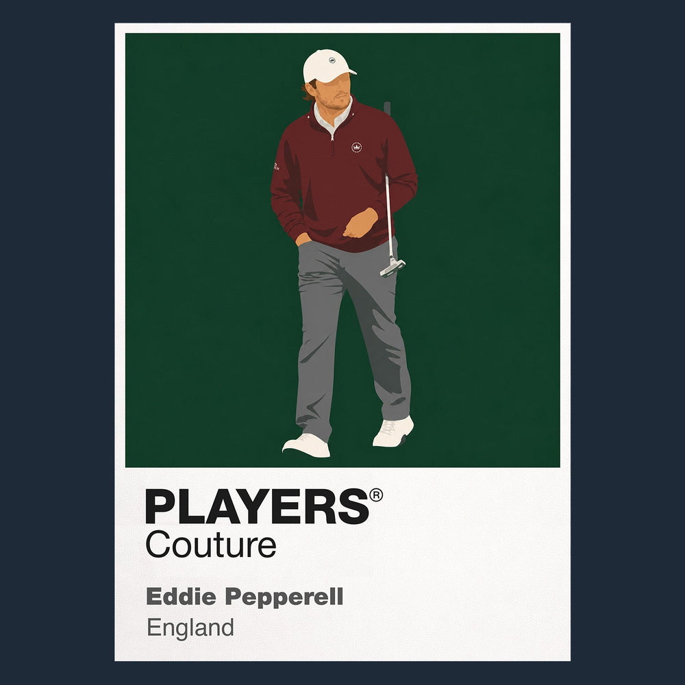 Eddie Pepperell Golf Icon Frame Men's Polo Shirt