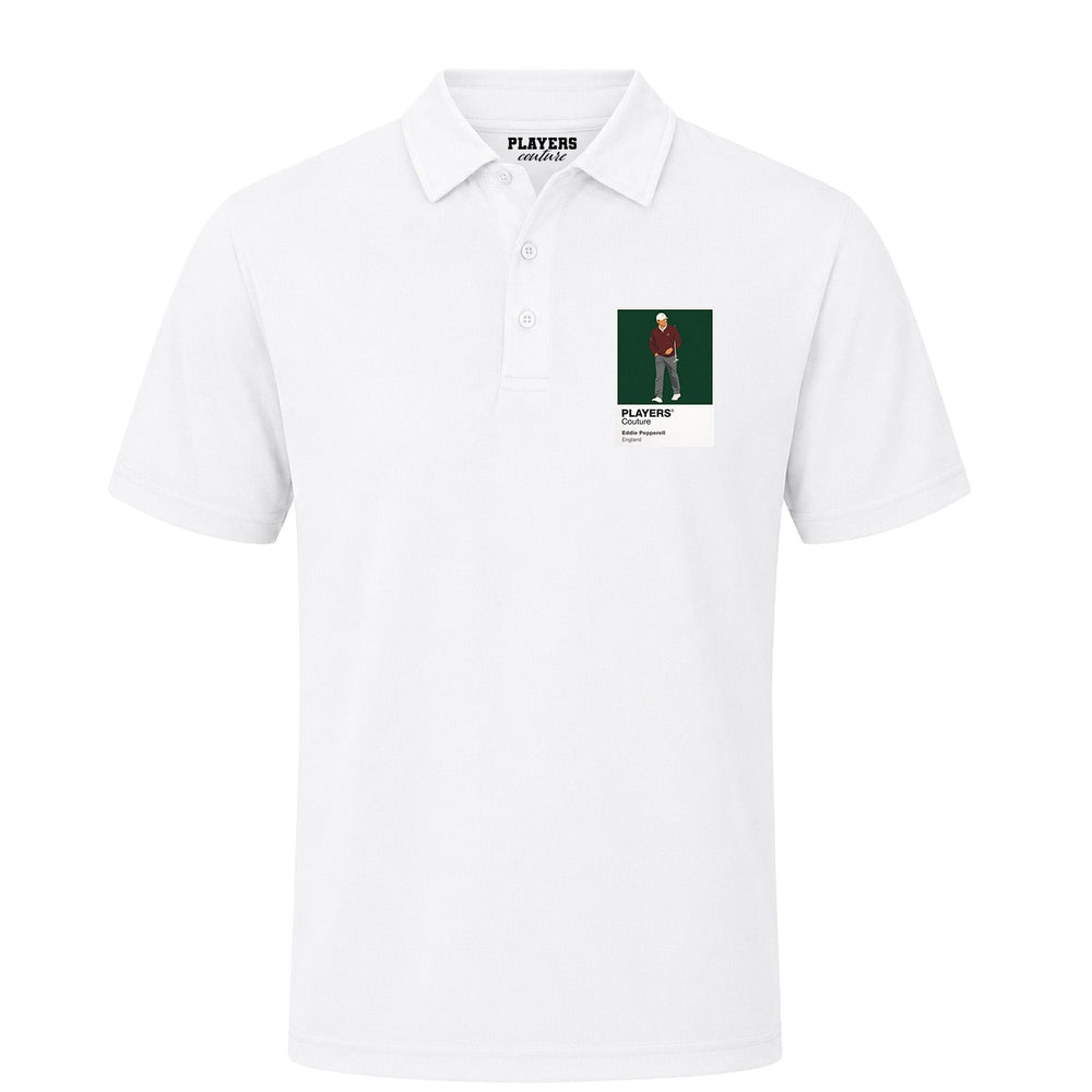 Eddie Pepperell Golf Icon Frame Men's Polo Shirt - White