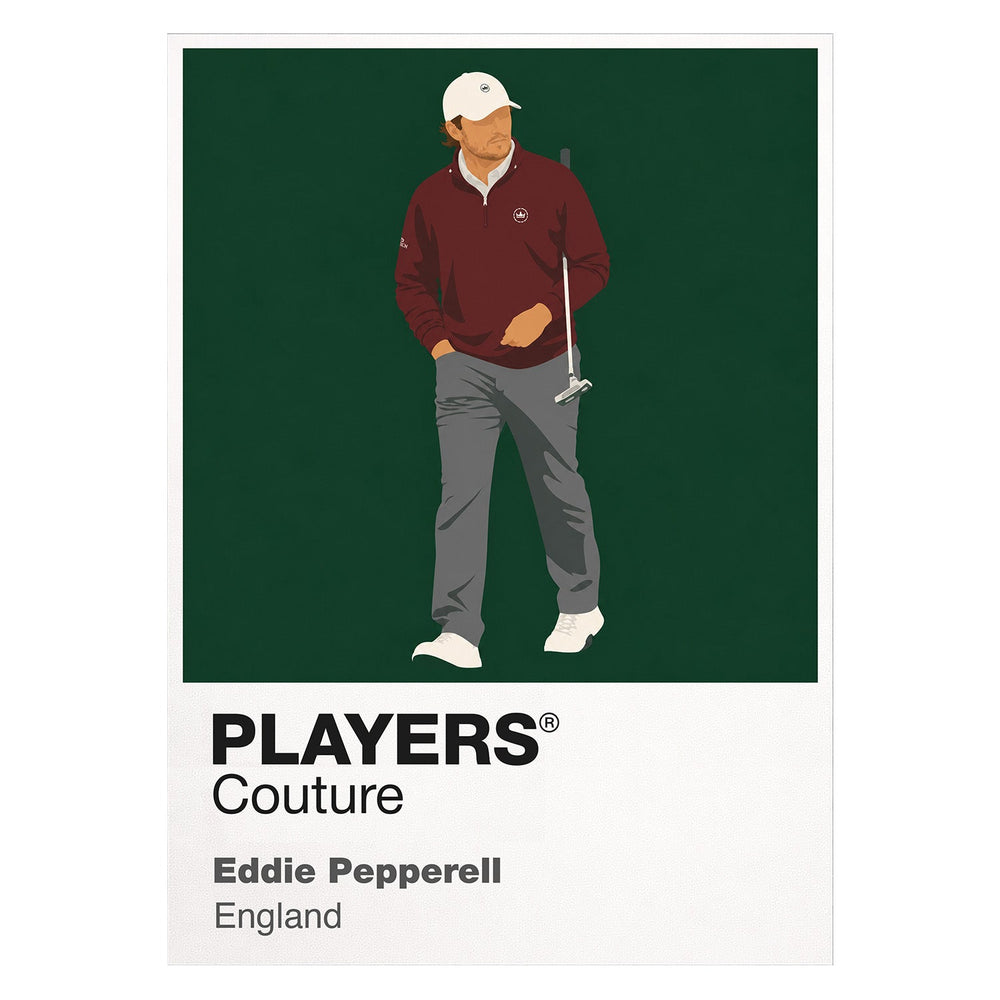 Eddie Pepperell Golf Icon Frame Men's Polo Shirt
