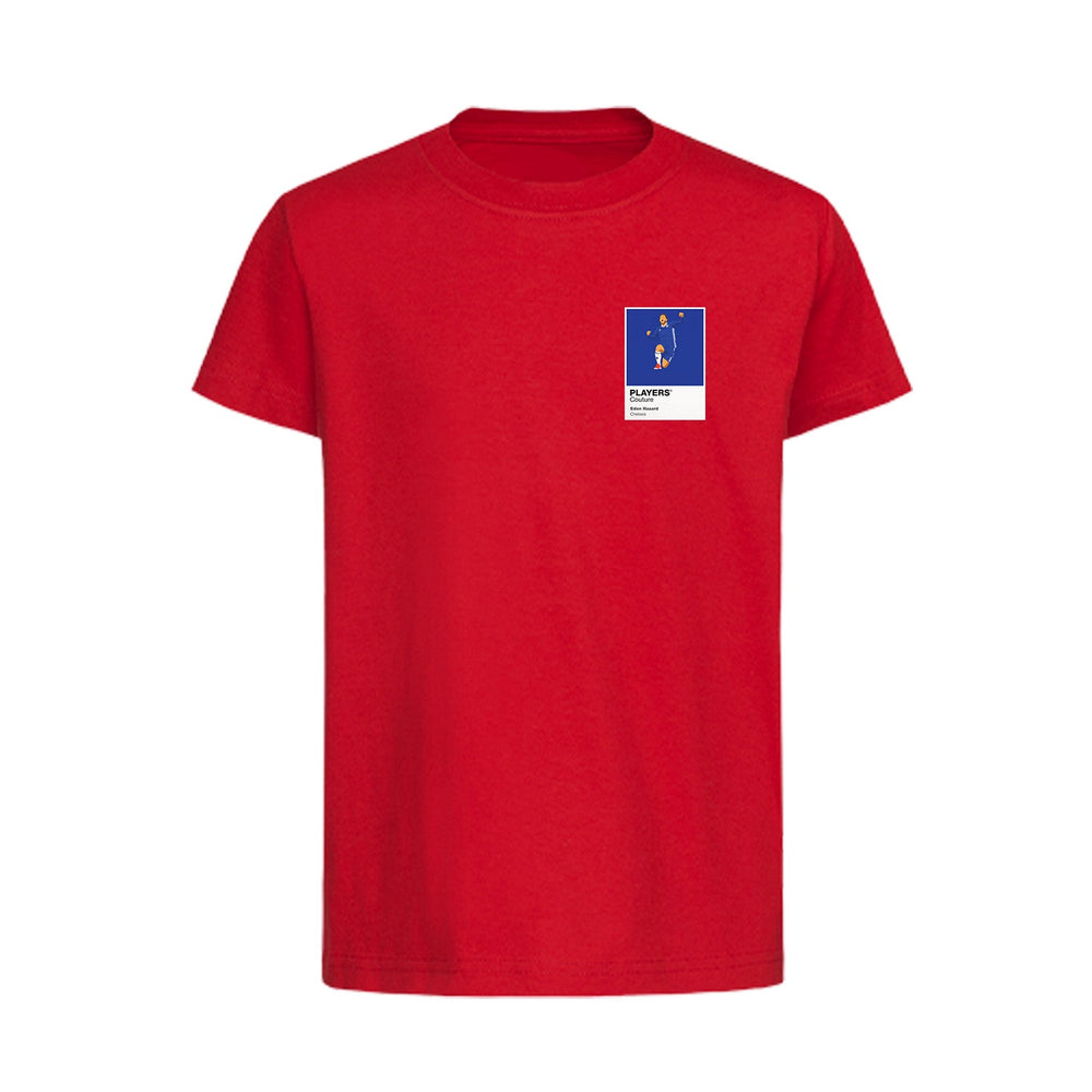 Eden Hazard Chelsea Icon Frame Kids T-Shirt — Red