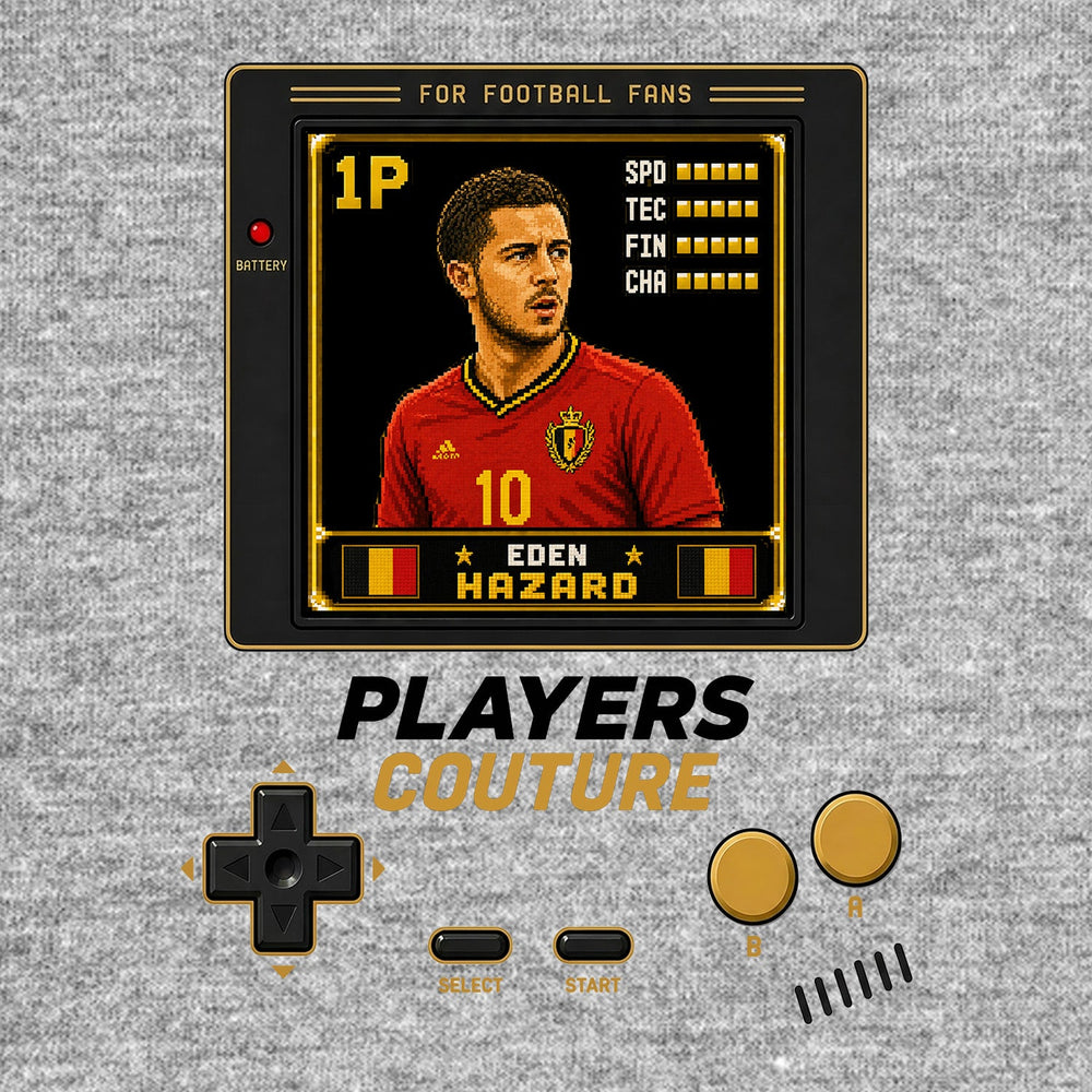 Eden Hazard Legend 8-Bit Men's Hoodie - image 9