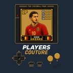 Eden Hazard 1P 8-Bit hoodie retro gaming design by Players Couture