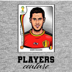 Eden Hazard World Cup Sticker Kids Hoodie – eden hazard grey Players Couture design