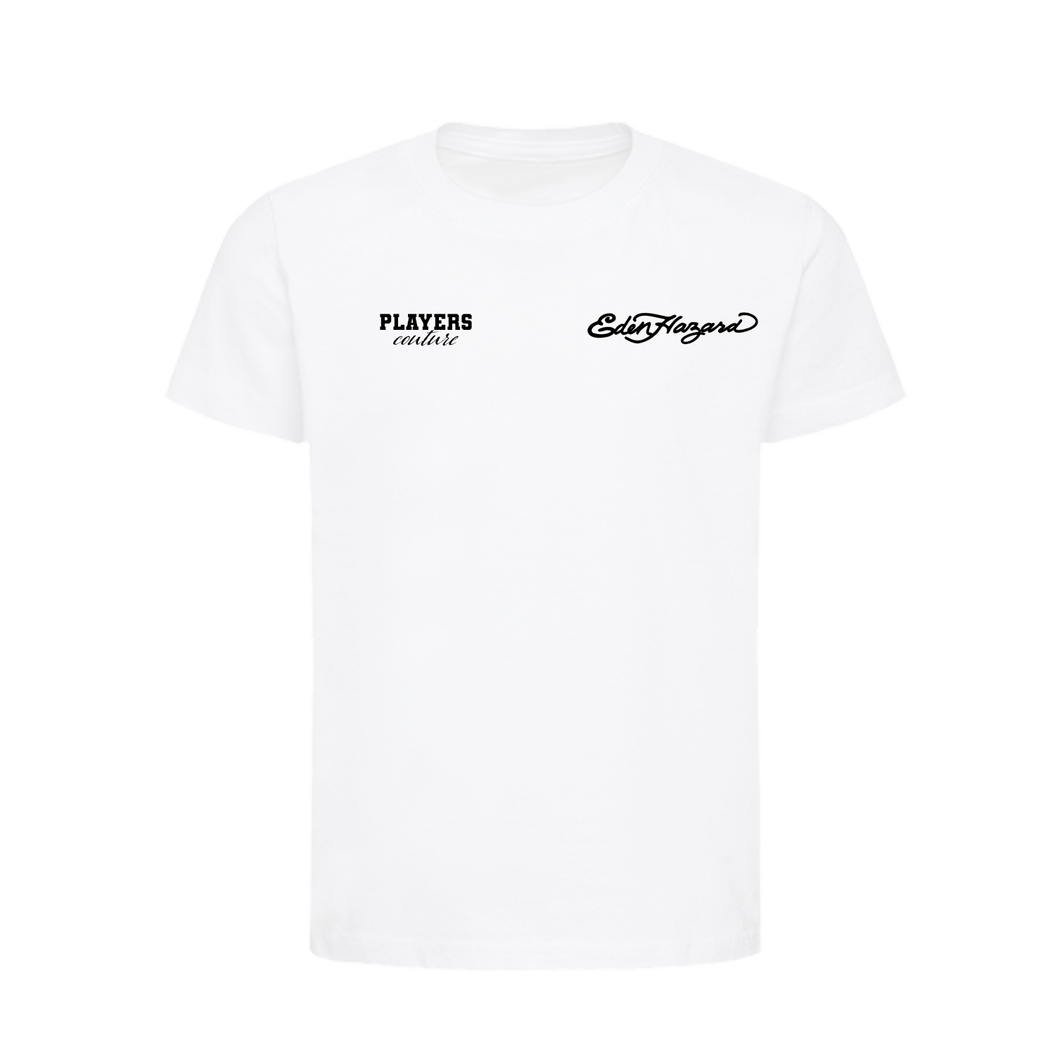 Eden Hazard Logo Players Couture Kids T-Shirt White