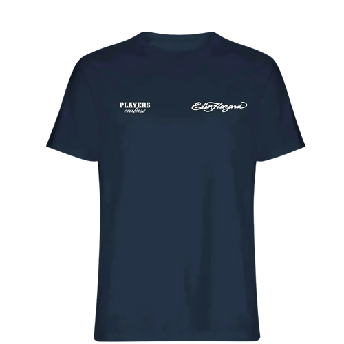 Eden Hazard t-shirt – navy men's t-shirt featuring the Eden Hazard Players Couture logo