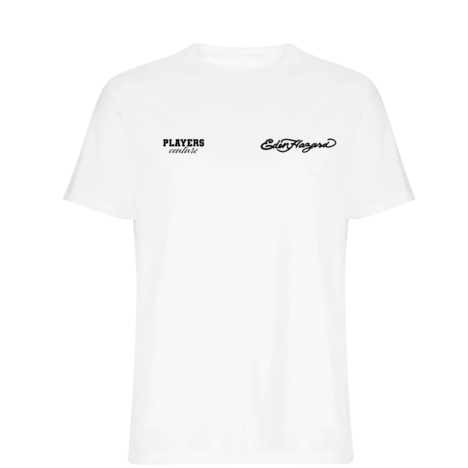 Eden Hazard Logo Players Couture Mens T-Shirt White