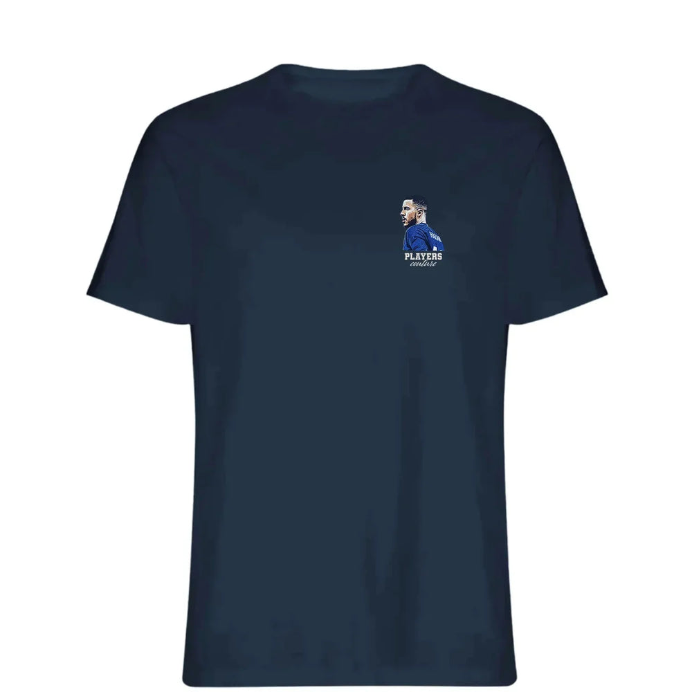 Eden Hazard t-shirt – navy men's t-shirt featuring the Eden Hazard Players Couture logo