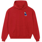 Eden Hazard hoodie – red men's hoodie featuring the Eden Hazard Players Couture logo