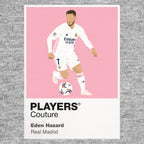 Eden Hazard Real Madrid Icon Frame artwork in grey