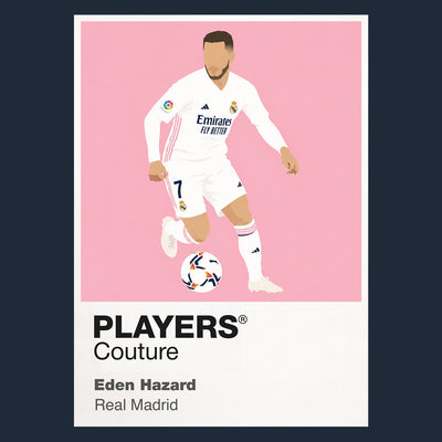 Eden Hazard Real Madrid Icon Frame artwork in navy