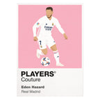 Eden Hazard Real Madrid Icon Frame artwork on white