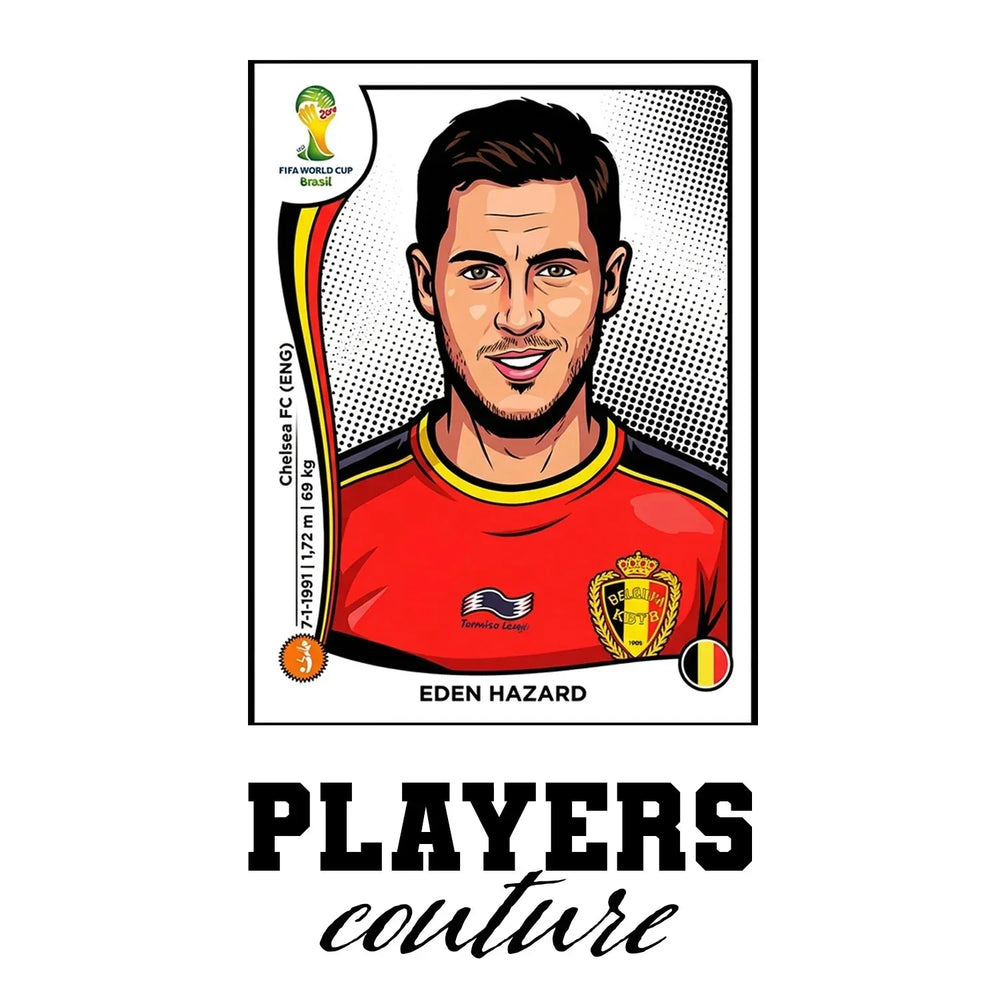 Eden Hazard World Cup Sticker Kids Hoodie – eden hazard white Players Couture design