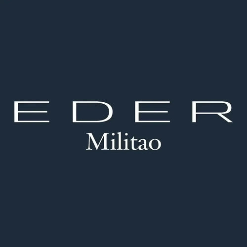 Eder Militao Logo Men's Hoodie – navy close-up detail shot of the Eder Militao Players Couture logo design