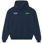 Ederson hoodie – navy men's hoodie featuring the Ederson Players Couture logo