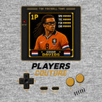 Edgar Davids 1P 8-Bit hoodie retro gaming design by Players Couture