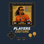 Edgar Davids 1P 8-Bit t-shirt retro gaming design by Players Couture