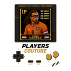 Edgar Davids 1P 8-Bit t-shirt retro gaming design by Players Couture
