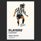 Edgar Davids Juventus Icon Frame — Black