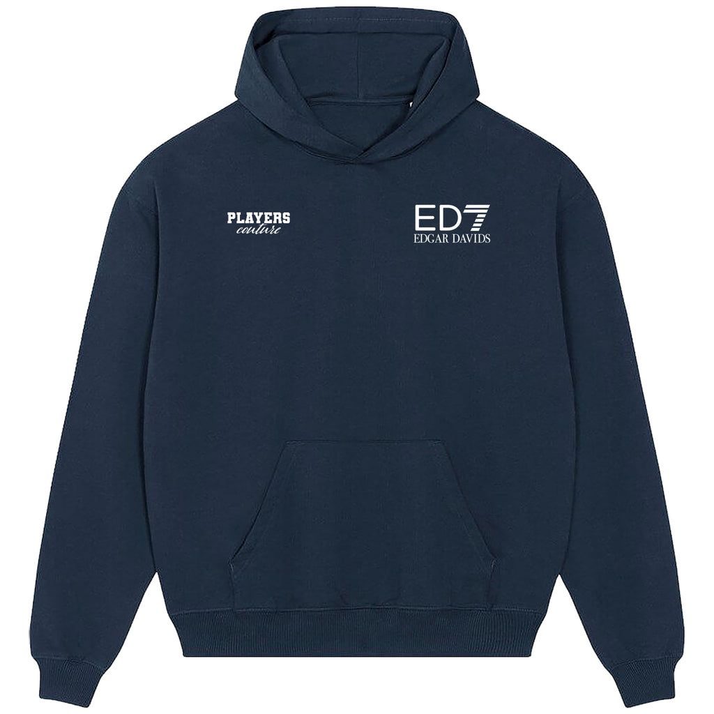 Edgar Davids Logo Players Couture Men's Casual Hoodie Navy