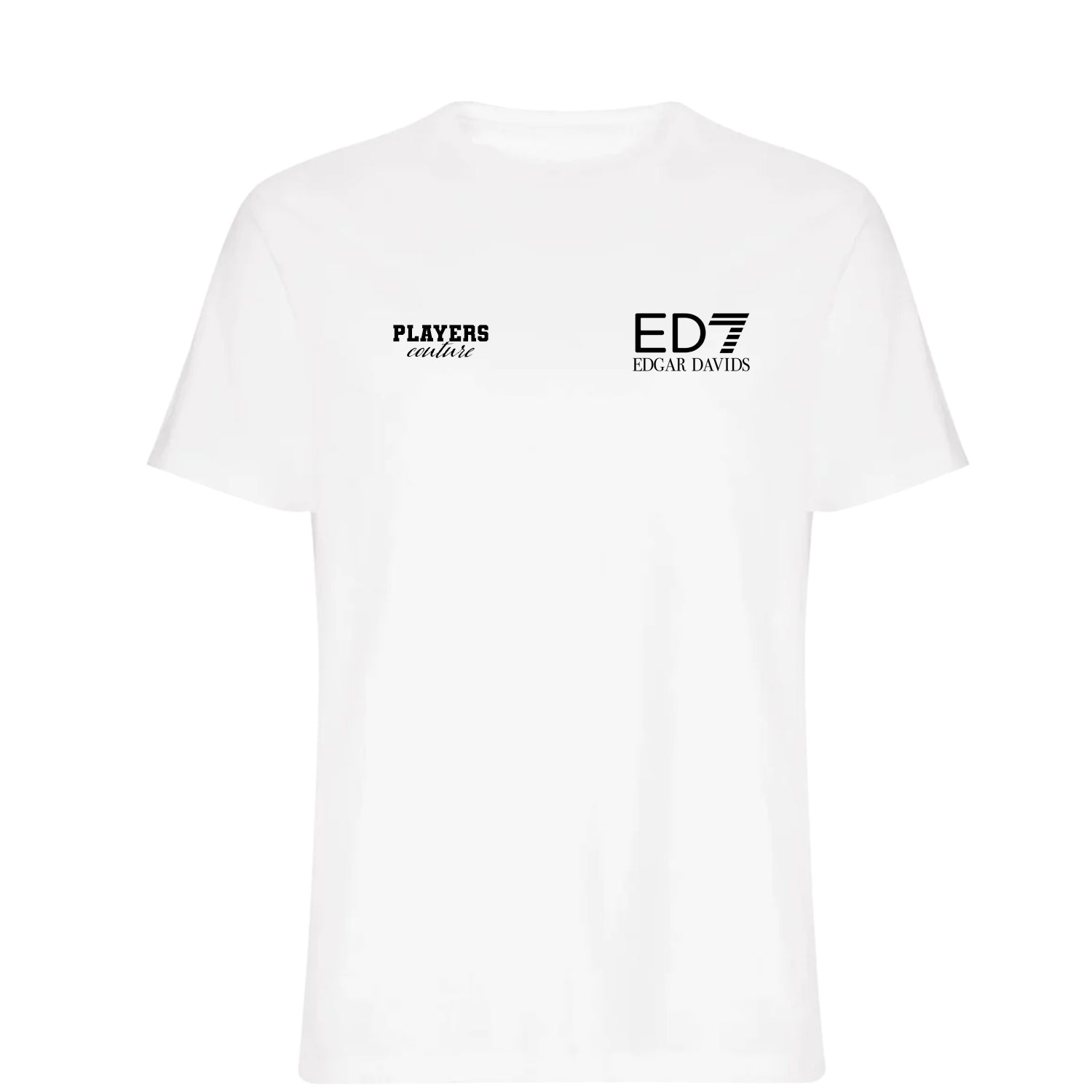 Edgar Davids Logo Players Couture Mens T-Shirt White