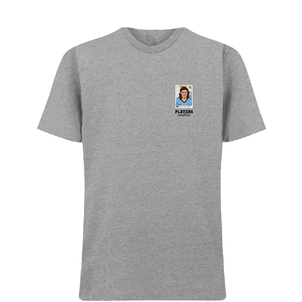 Edinson Cavani World Cup t-shirt – grey men's t-shirt featuring the Edinson Cavani World Cup Players Couture logo