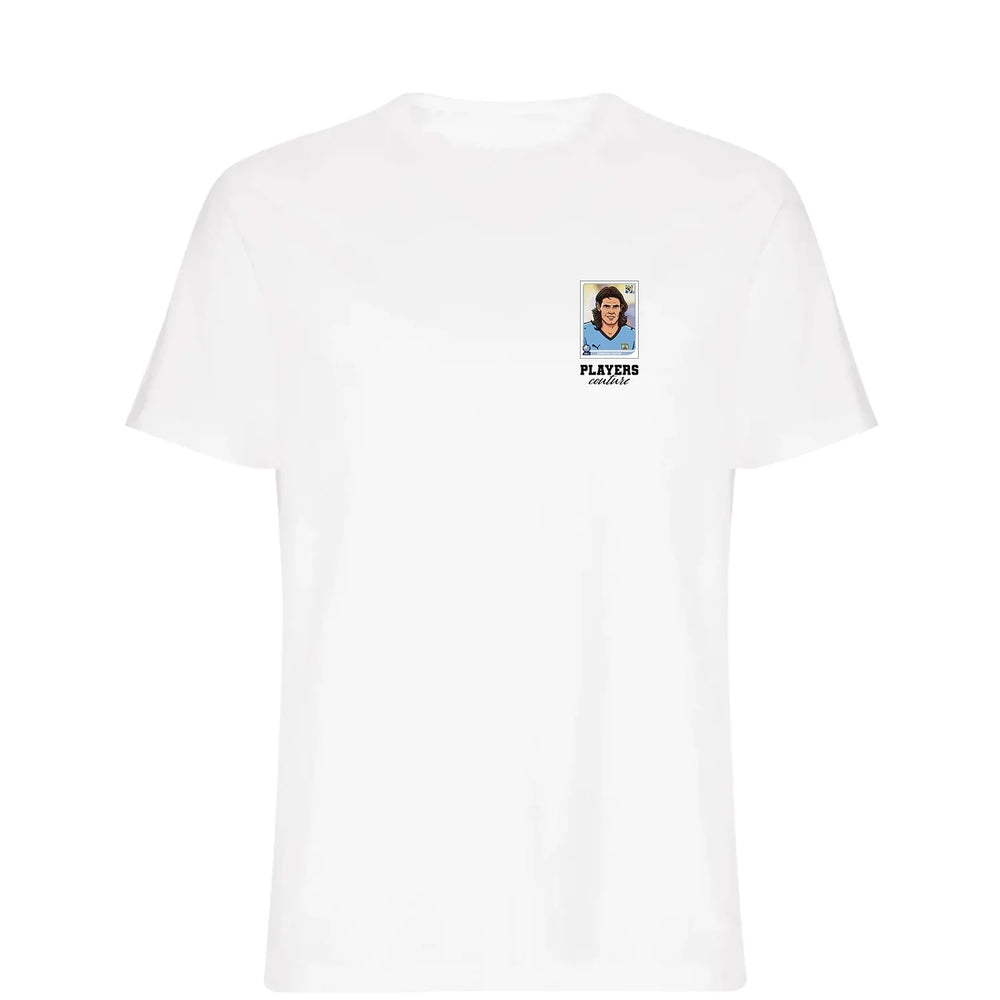 Edinson Cavani World Cup t-shirt – white men's t-shirt featuring the Edinson Cavani World Cup Players Couture logo