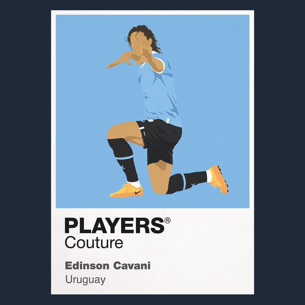 Edinson Cavani Uruguay Men's T-Shirt - Navy
