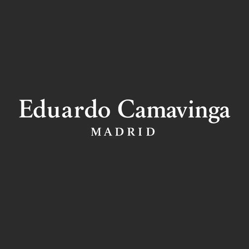 Eduardo Camavinga Logo Men's T-Shirt – black close-up detail shot of the Eduardo Camavinga Players Couture logo design