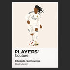 Eduardo Camavinga Real Madrid Icon Frame Men's T-Shirt