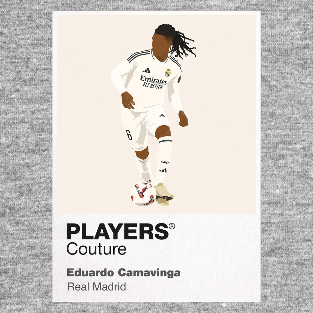Eduardo Camavinga Real Madrid Icon Frame — art card and garment shots