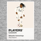 Eduardo Camavinga Real Madrid Icon Frame — art card and garment shots