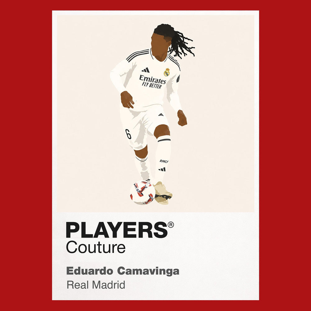 Eduardo Camavinga Real Madrid Icon Frame — art card and garment shots