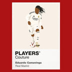 Eduardo Camavinga Real Madrid Icon Frame — art card and garment shots