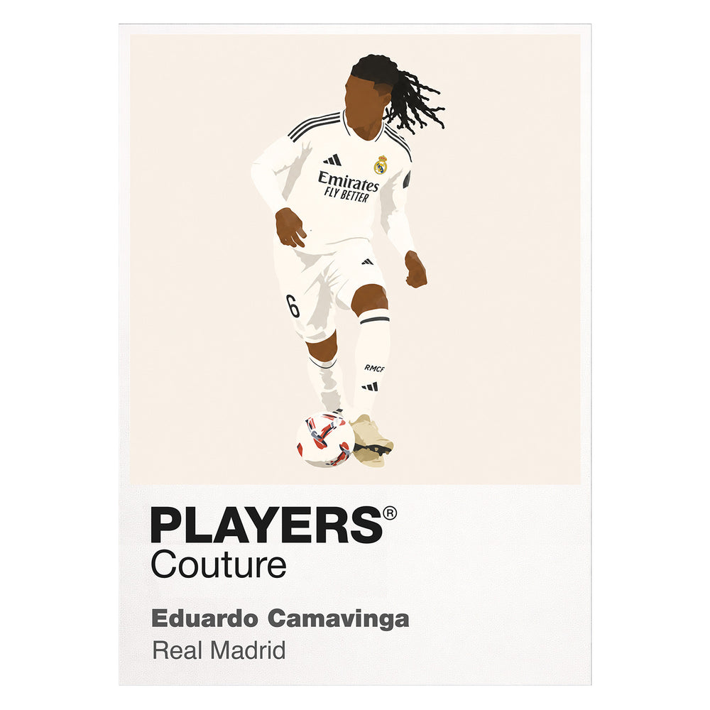 Eduardo Camavinga Real Madrid Icon Frame Men's T-Shirt